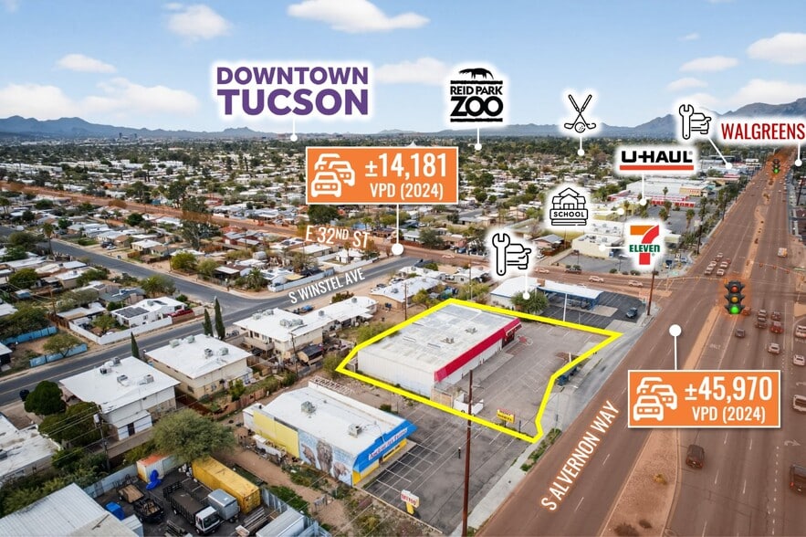 More Photos Of 2106 S Alvernon Way, Tucson Auto Repair For Sale