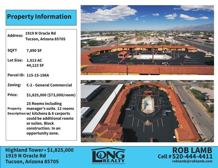 More Photos Of 1919 N Oracle Rd, Tucson Hotel For Sale