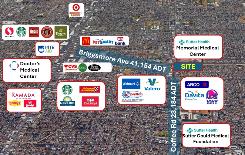 More Photos Of 1552 Coffee Rd, Modesto Medical For Lease