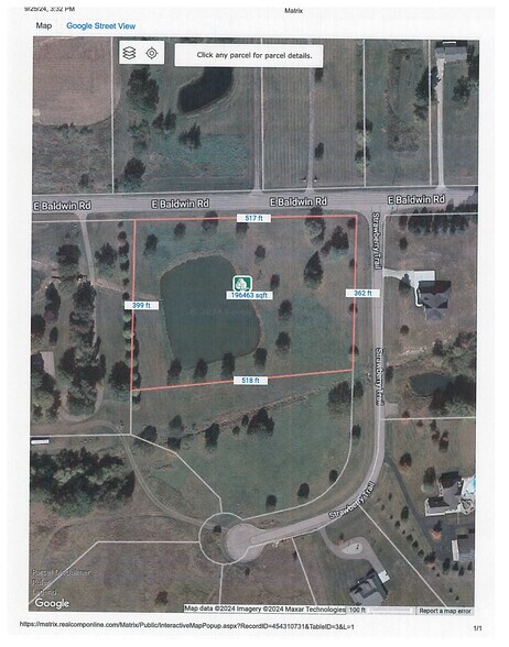 Primary Photo Of 10020 Strawberry Trl, Goodrich Land For Sale