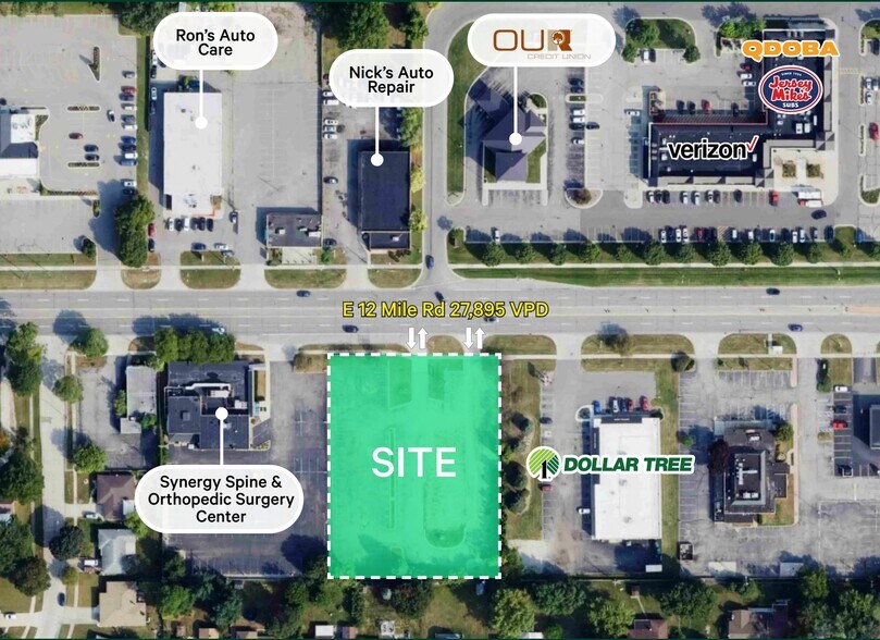 More Photos Of 5580 E 12 Mile Rd, Warren Land For Sale