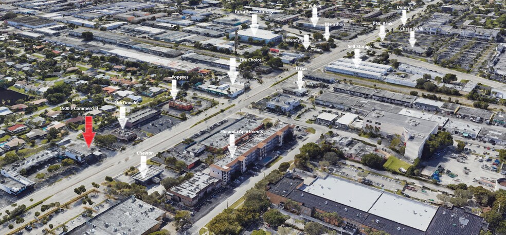 More Photos Of 1500 E Commercial Blvd, Fort Lauderdale Freestanding For Sale