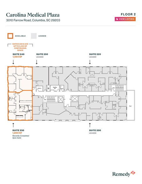 More Photos Of 3010 Farrow Rd, Columbia Medical For Lease