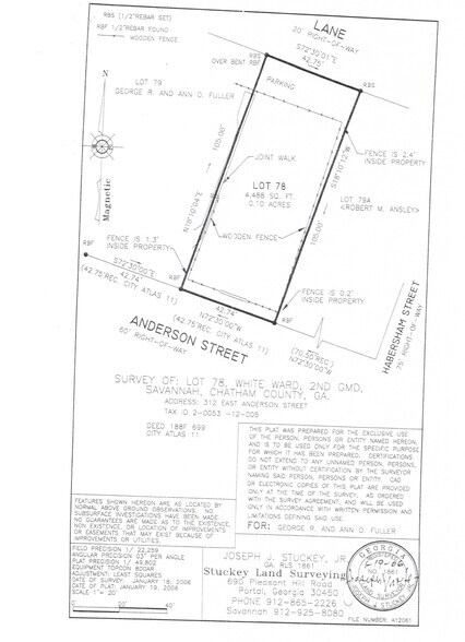 More Photos Of 312 Anderson St, Savannah Land For Sale