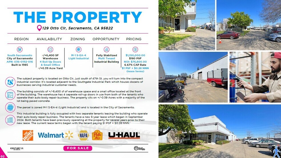 More Photos Of 129 Otto Cir, Sacramento Industrial For Sale