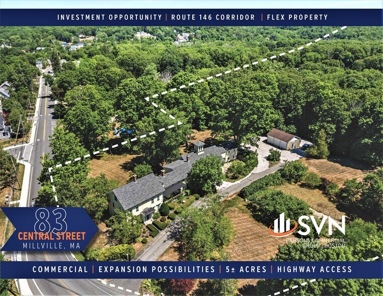 Primary Photo Of 83 Central St, Millville Flex For Sale