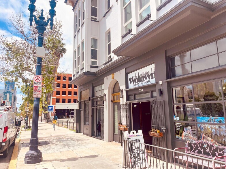 More Photos Of 726-730 Market St, San Diego Storefront Retail Residential For Lease