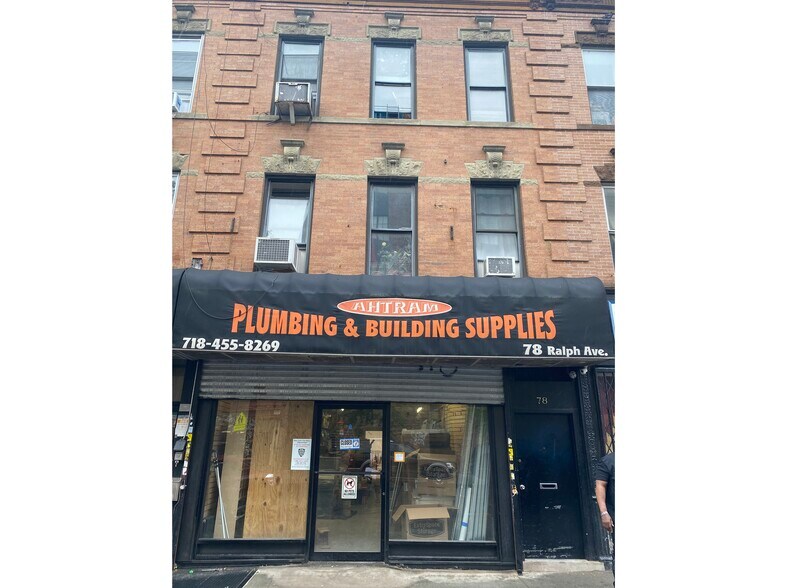 More Photos Of 80 Ralph Ave, Brooklyn Storefront Retail Residential For Lease