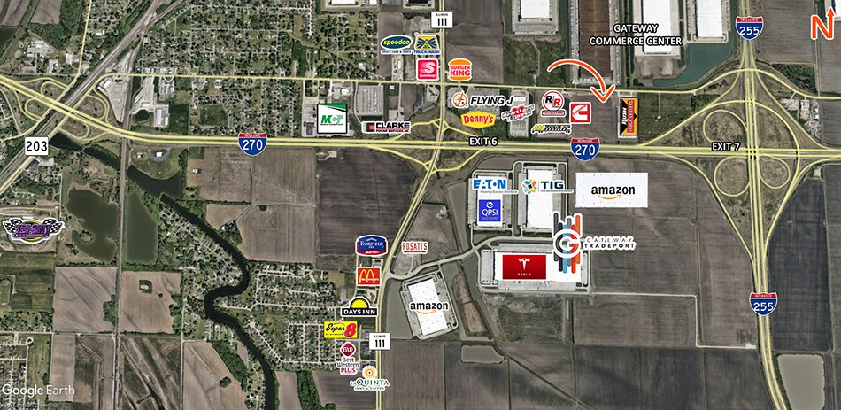 More Photos Of 1540 E Chain of Rocks Rd, Granite City Land For Sale