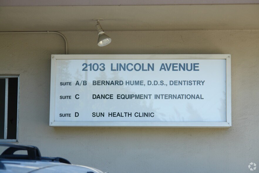 More Photos Of 2103 Lincoln Ave, San Jose Medical For Lease