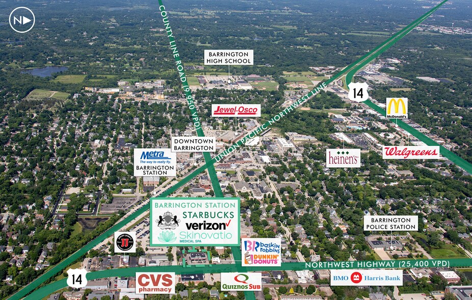 More Photos Of 114-120 S Northwest Hwy, Barrington Storefront For Sale