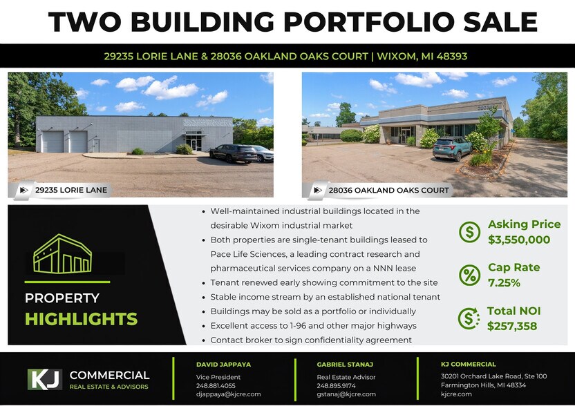 Primary Photo Of , Wixom Industrial For Sale