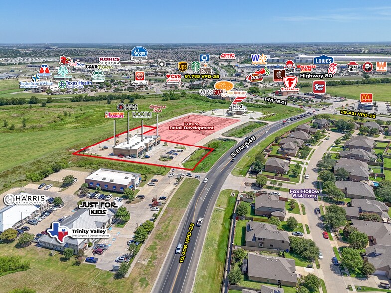 More Photos Of 195 FM 548, Forney Storefront Retail Office For Sale
