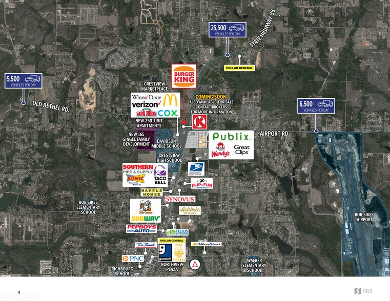 Primary Photo Of 5730 Highway 85 N, Crestview Fast Food For Sale
