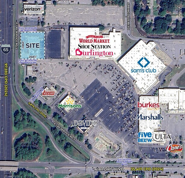 More Photos Of 3250 3250 Airport Blvd, Mobile Land For Sale