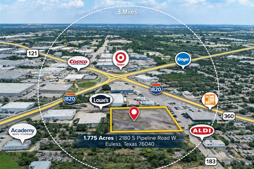 Primary Photo Of 2172 Pipeline W rd, Euless Land For Sale