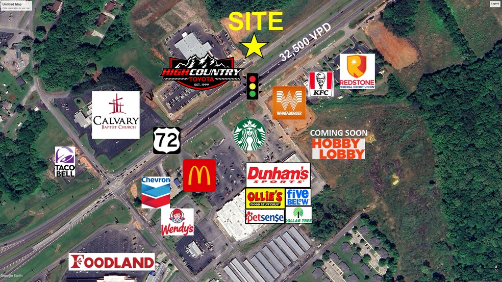More Photos Of 23040 John T Reid Pkwy, Scottsboro General Retail For Lease