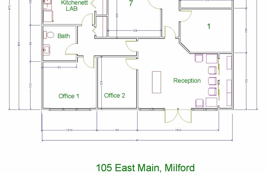 More Photos Of 105 E Main St, Milford Freestanding For Lease