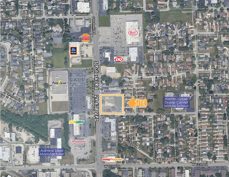Primary Photo Of 12159 S Pulaski Rd, Alsip Land For Lease