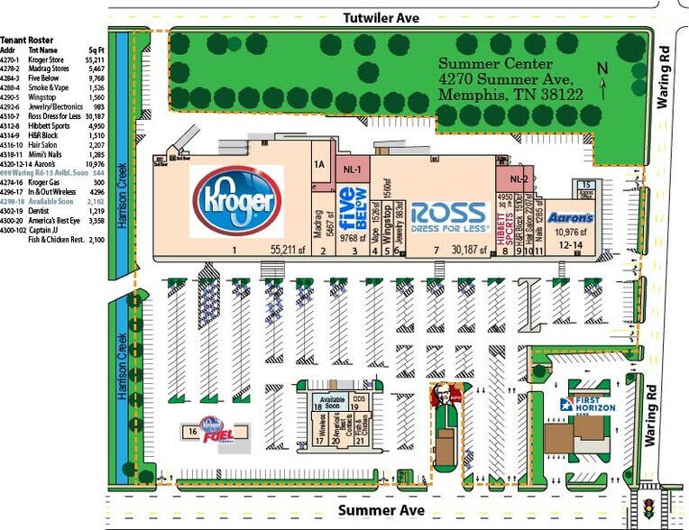 More Photos Of 4264-4320 Summer Ave, Memphis Unknown For Lease