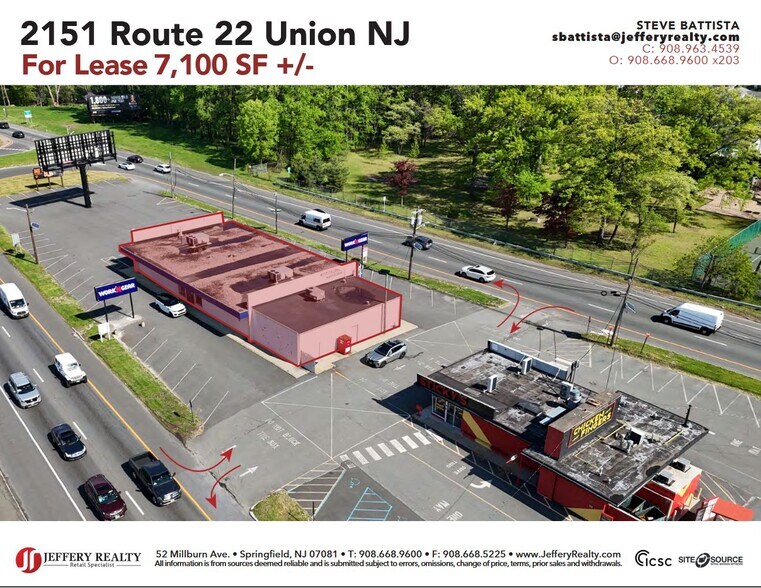 More Photos Of 2151 Route 22, Union Township Freestanding For Lease