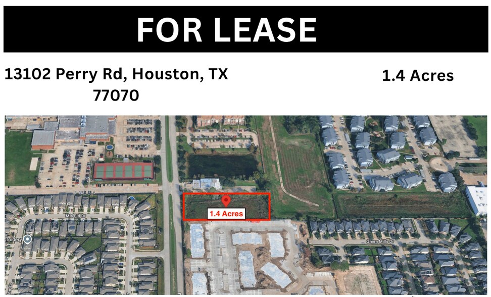 Primary Photo Of 13102 Perry rd, Houston Land For Lease