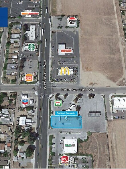 More Photos Of Highway 46 @ Griffith, Wasco Land For Sale