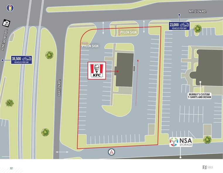 More Photos Of 1493 Mount Zion Rd, Morrow Fast Food For Sale