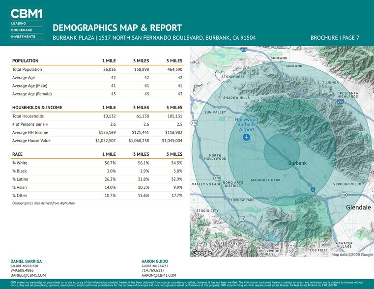 More Photos Of 1513-1527 N San Fernando Blvd, Burbank Storefront Retail Office For Lease