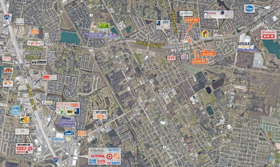 More Photos Of NEC Egret Bay Blvd & League City Parkway, League City Land For Sale