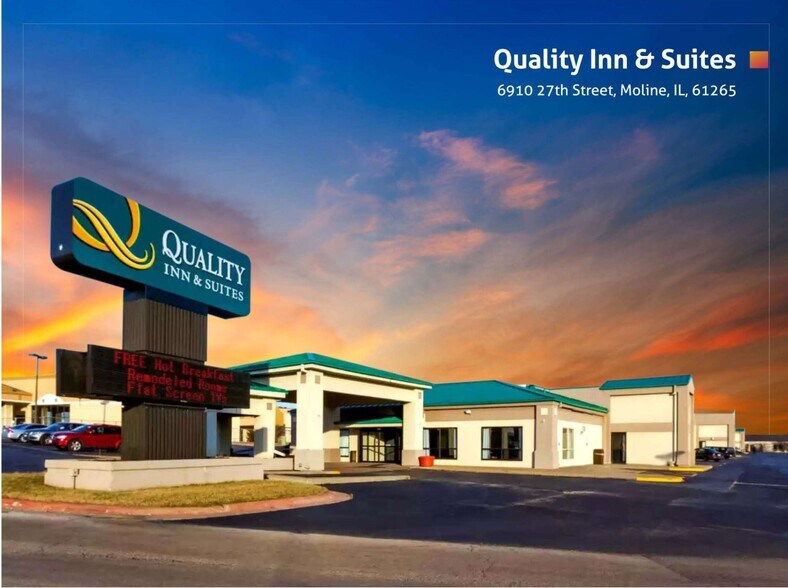 Primary Photo Of 6910 27th St, Moline Hotel For Sale