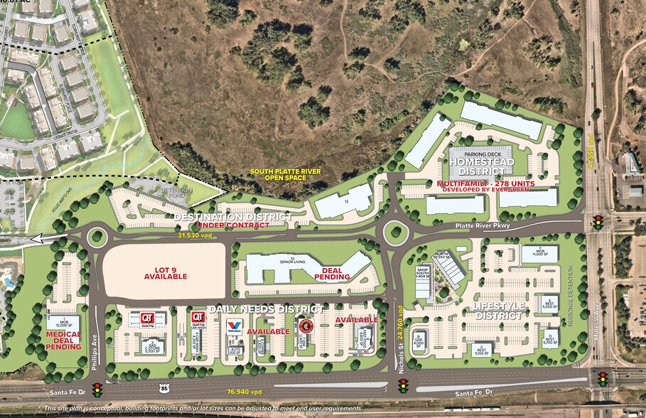 More Photos Of Santa Fe @ Mineral Avenue, Littleton Land For Lease