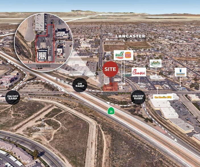 Primary Photo Of 1525 W Avenue K, Lancaster Restaurant For Sale