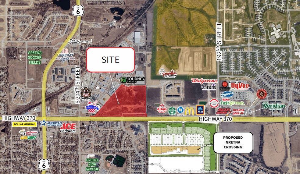 Primary Photo Of 200th Street & Highway 370, Gretna Land For Sale