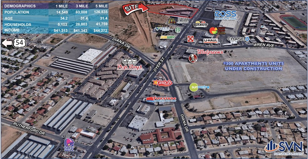 Primary Photo Of 9487 Dyer St, El Paso Hotel For Sale