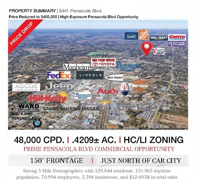Primary Photo Of 8441 Pensacola Blvd, Pensacola Auto Dealership For Sale