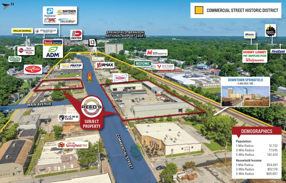 More Photos Of 600-611 W Commercial St, Springfield Warehouse For Sale