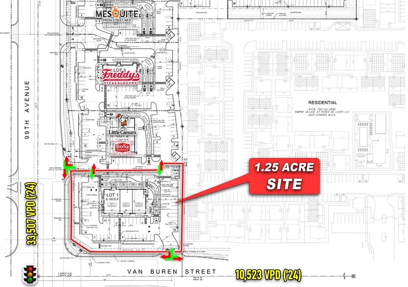 More Photos Of NEC 99th Ave & Van Buren St, Tolleson Freestanding For Lease