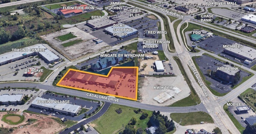 More Photos Of 1600-1688 N Casaloma Dr, Grand Chute General Retail For Lease