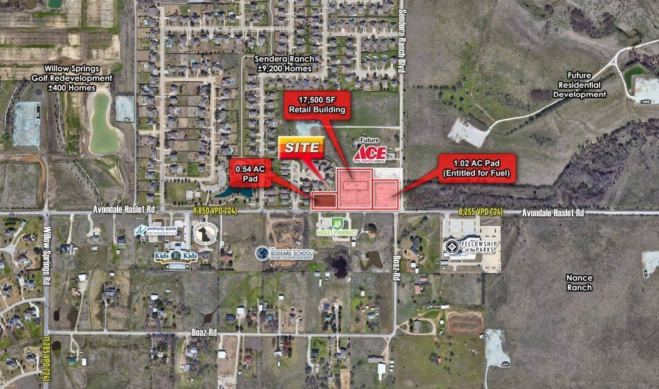 Primary Photo Of NWC Avondale-Haslet -Sendera Ranch Pad Site, Haslet Land For Sale