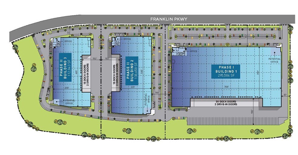 More Photos Of SE Corner of Franklin Pkwy. & Braxton Ave., Valencia Industrial For Lease