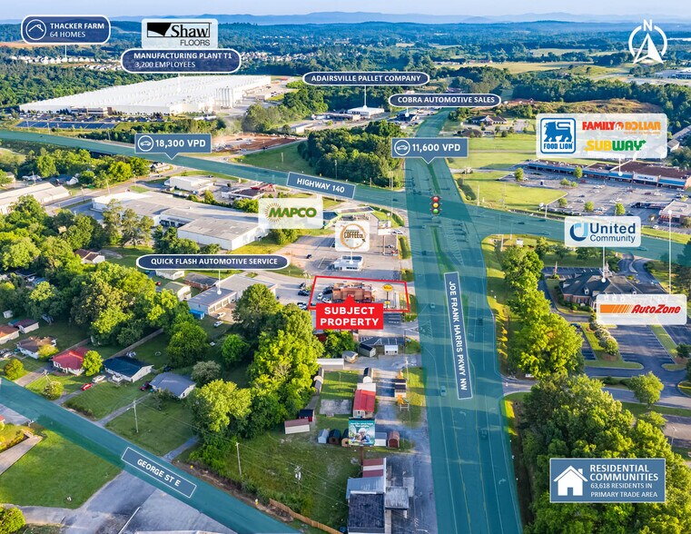 More Photos Of 6343 Joe Frank Harris Pky NW, Adairsville Fast Food For Sale