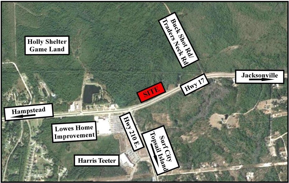 More Photos Of 23453 Highway 17, Hampstead Land For Sale