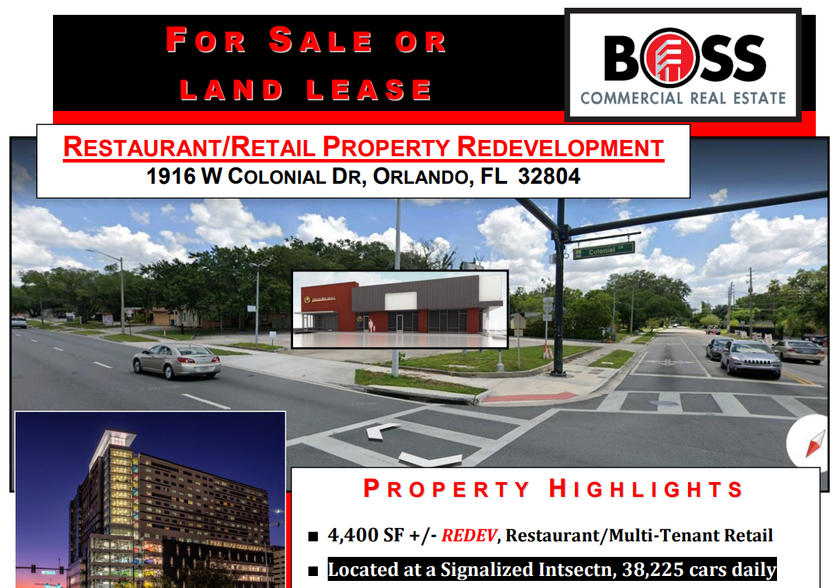 Primary Photo Of 1916 W Colonial Dr, Orlando Restaurant For Sale