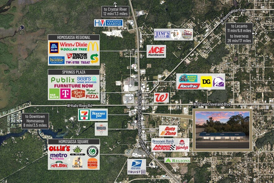 More Photos Of 4065 S Suncoast Blvd, Homosassa Storefront Retail Office For Lease