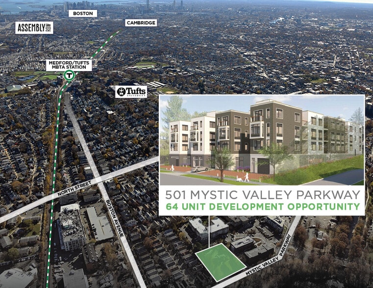 Primary Photo Of 501 Mystic Valley Pkwy, Somerville Land For Sale