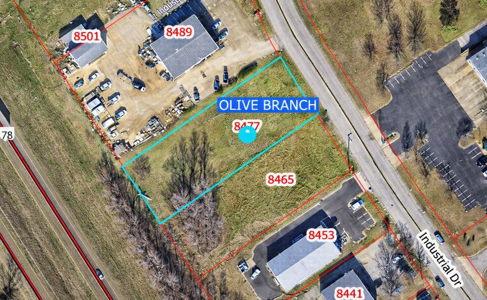 More Photos Of 8477 Industrial Dr, Olive Branch Flex For Lease