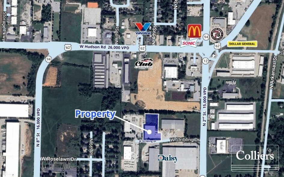 More Photos Of 401 W Stribling Dr, Rogers Warehouse For Lease