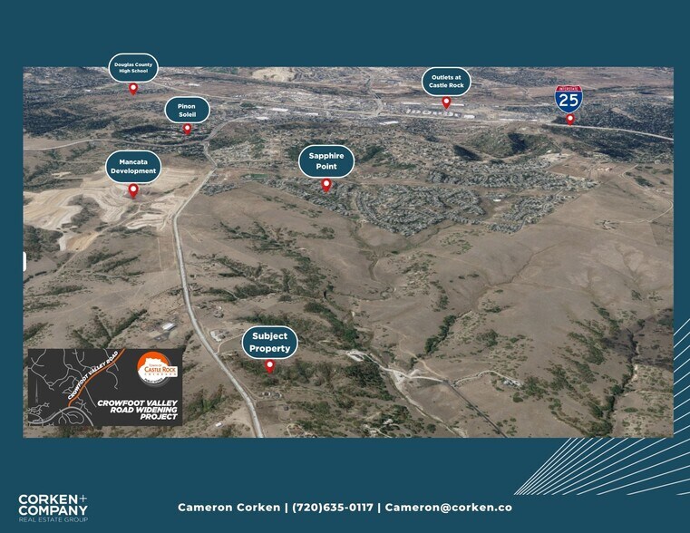 More Photos Of 4865 N Crowfoot Valley Rd, Castle Rock Land For Sale