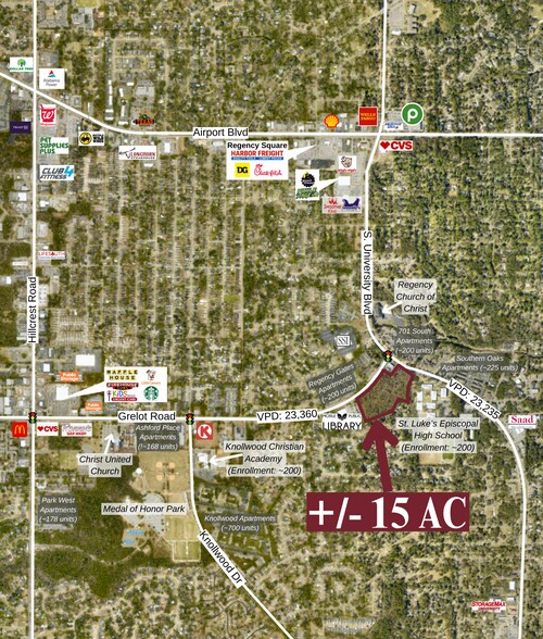 More Photos Of 000 Grelot Rd, Mobile Land For Lease